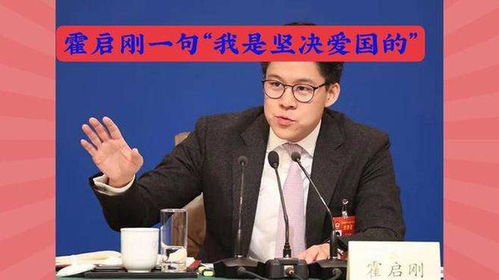 霍启刚，我是坚决爱国的