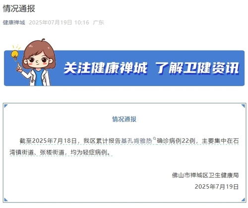 佛山基孔肯雅热累计确诊超4000例