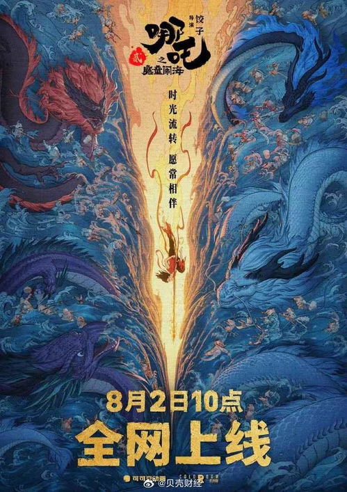 《哪吒2》将于8月2日全网上线