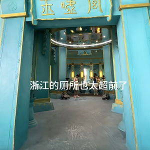浙江一厕所高度还原“玉虚宫”引惊叹